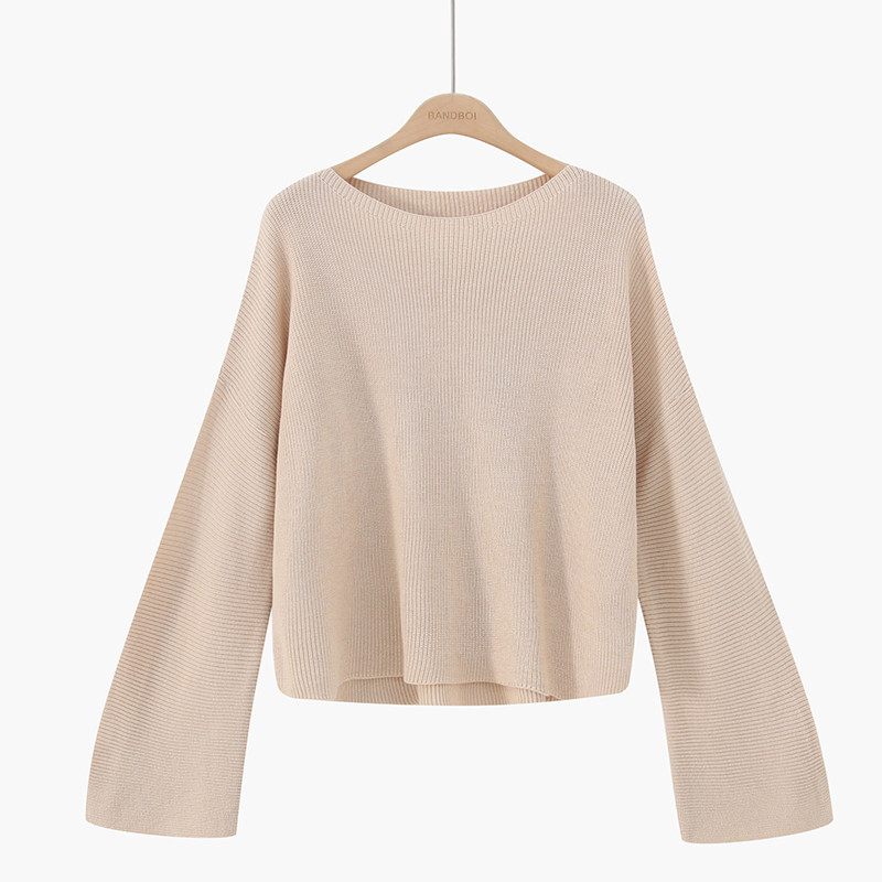 Új modell széles ujjú női pulóver több színben