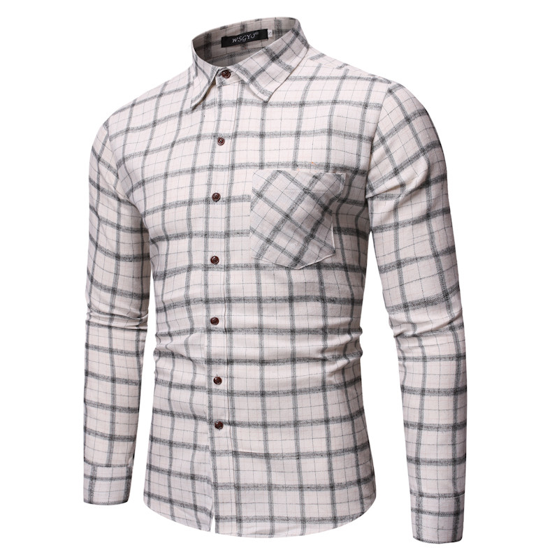 Alkalmi férfi ing klasszikus gallérral és gombokkal, két színben