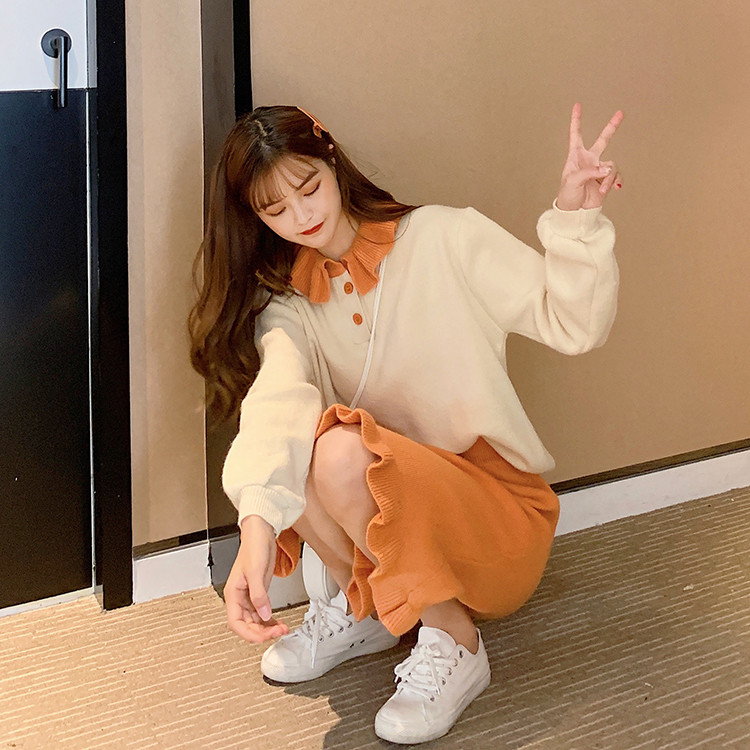 Aktuális női szoknya és blúz szett három színben