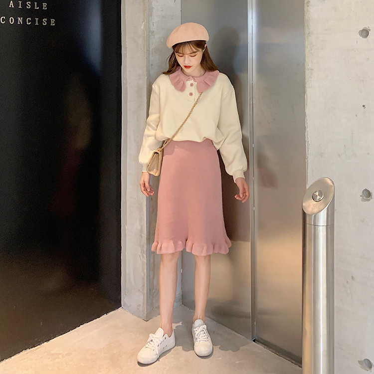 Aktuális női szoknya és blúz szett három színben