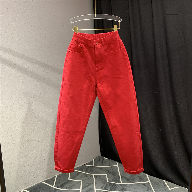 Ежедневни дамски панталони с висока талия в три цвята