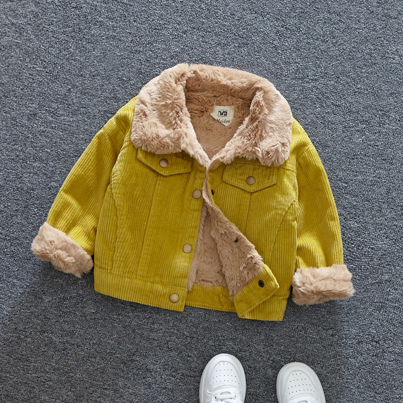 Trendy baby jacket σε τρία χρώματα με κουμπιά για αγόρια και κορίτσια