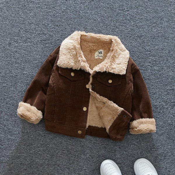 Trendy baby jacket σε τρία χρώματα με κουμπιά για αγόρια και κορίτσια