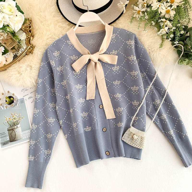 Μοντέρνα γυναικεία ζκέτα με κορδέλα και κουμπιά