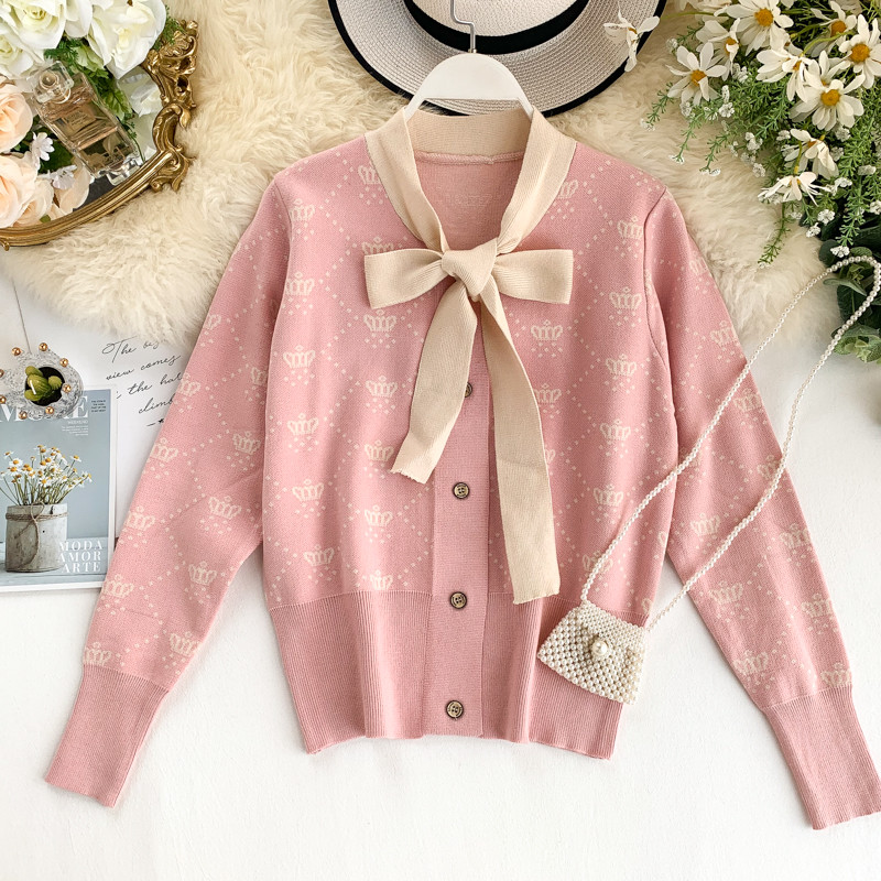 Μοντέρνα γυναικεία ζκέτα με κορδέλα και κουμπιά