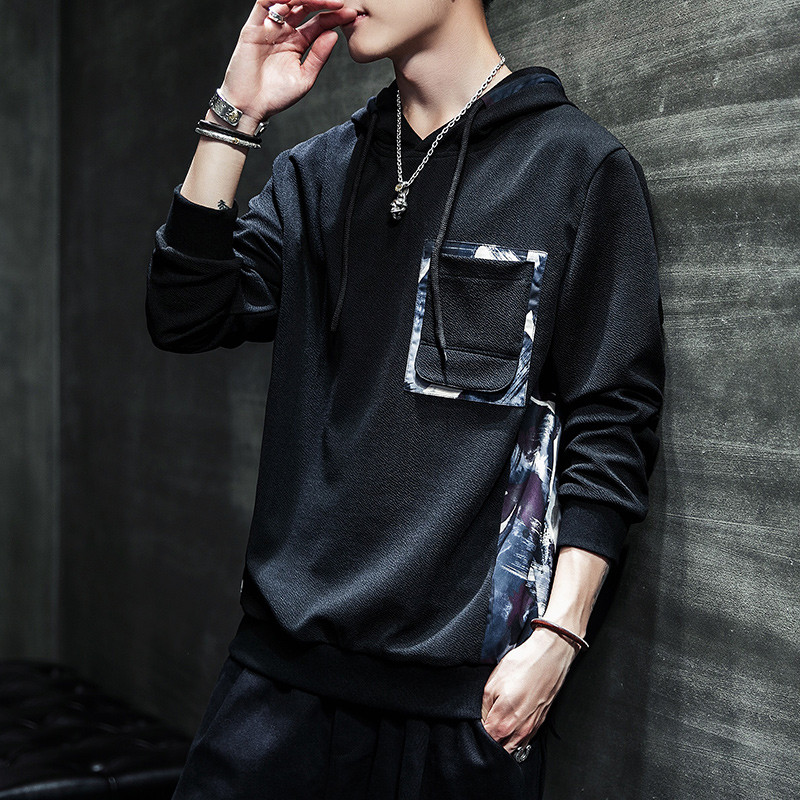 Hétköznapi férfi blúz három színben, nyakkendővel és zsebbel