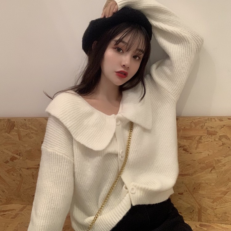 Női mellény fehér és barna színben