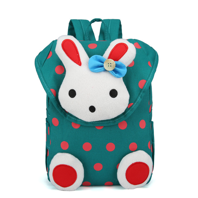 Casual παιδικό σακίδιο με τρισδιάστατο στοιχείο σε τέσσερα χρώματα