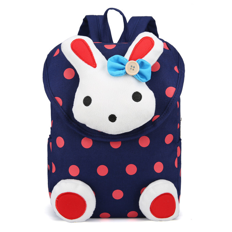 Casual παιδικό σακίδιο με τρισδιάστατο στοιχείο σε τέσσερα χρώματα