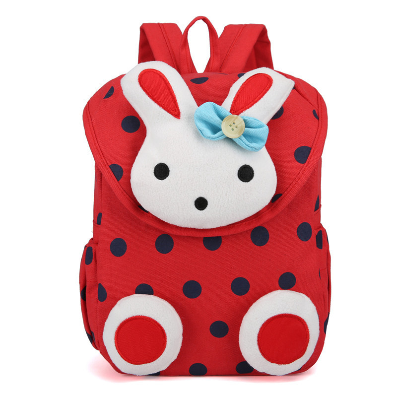 Casual παιδικό σακίδιο με τρισδιάστατο στοιχείο σε τέσσερα χρώματα