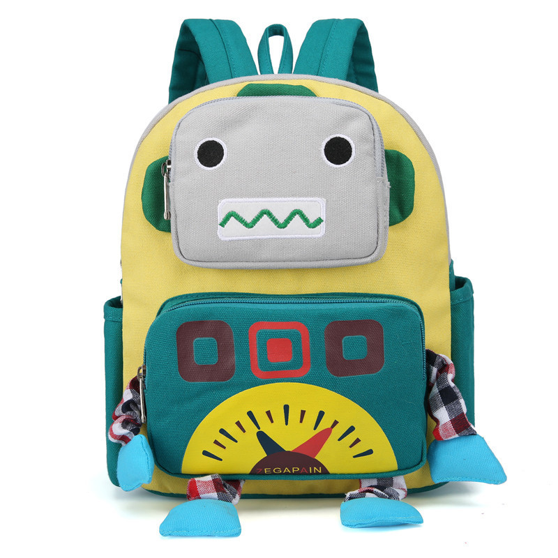 Rucsac de zi cu zi pentru copii cu aplicare în patru culori