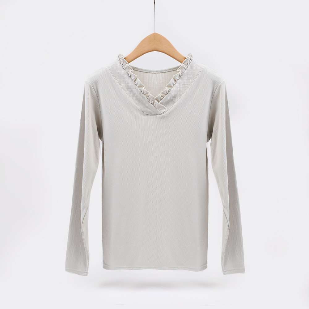 Casual γυναικείο λεπτό πουλόβερ με μακριά μανίκια σε διάφορα χρώματα