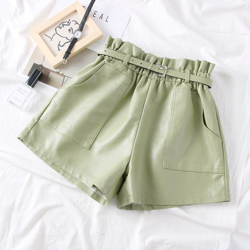 Νέο μοντέλο κοντό γυναικείο παντελόνι με ζώνη σε διάφορα χρώματα