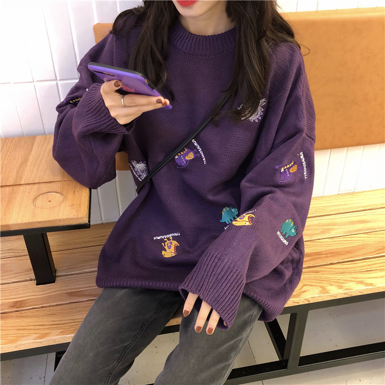 Pulover de dama lat in trei culori