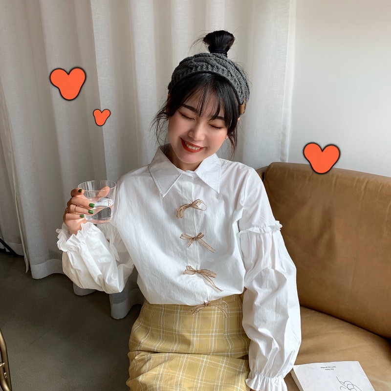 Cămașă modernă de damă în două culori cu guler clasic