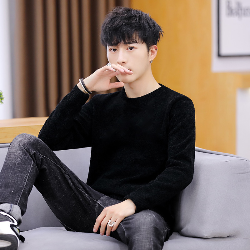 Jelenlegi férfi pulóver három színben sima modell