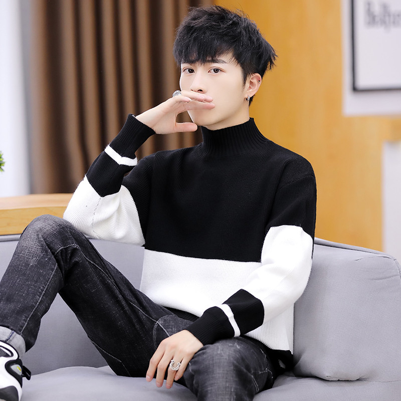 Pulover pentru barbati model nou in patru culori cu guler polo