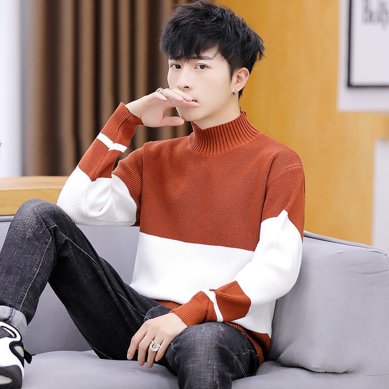 Pulover pentru barbati model nou in patru culori cu guler polo