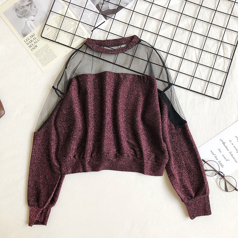 Bluză de damă modernă în mai multe culori model larg