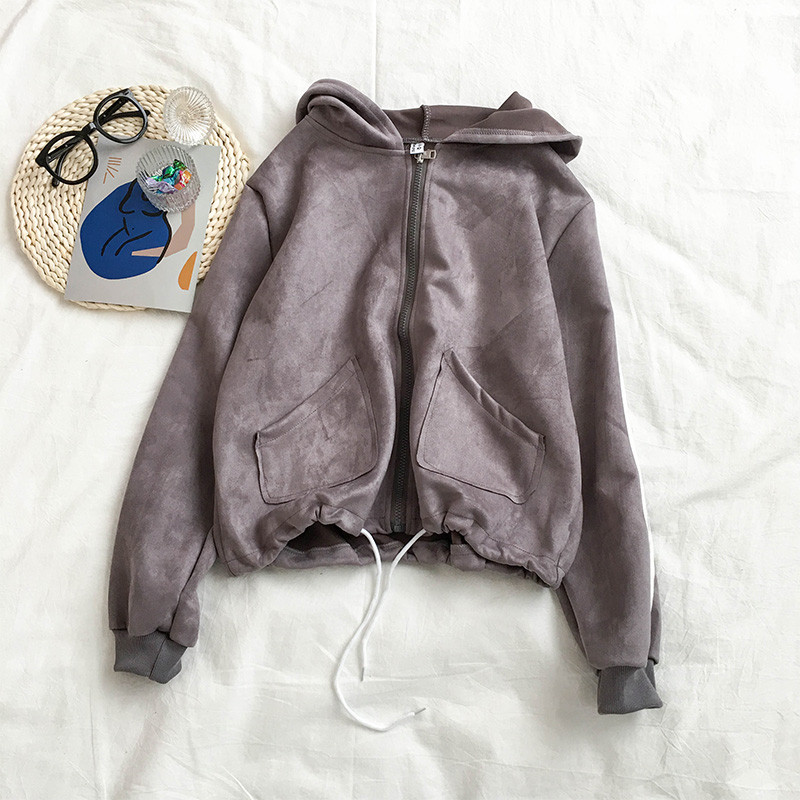 Napi női pulóver öt színben, nyakkendővel és cipzárral