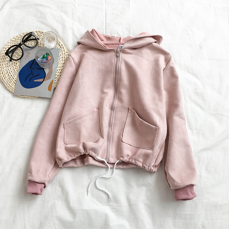 Napi női pulóver öt színben, nyakkendővel és cipzárral