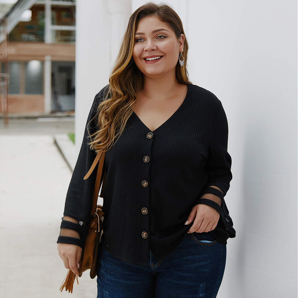 Μοντέρνα γυναικεία μπλούζα με λαιμόκοψη και φαρδύ μανίκι σε διάφορα χρώματα