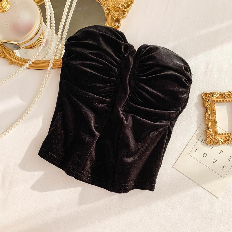 Modern női bársony mellszoba többféle színben