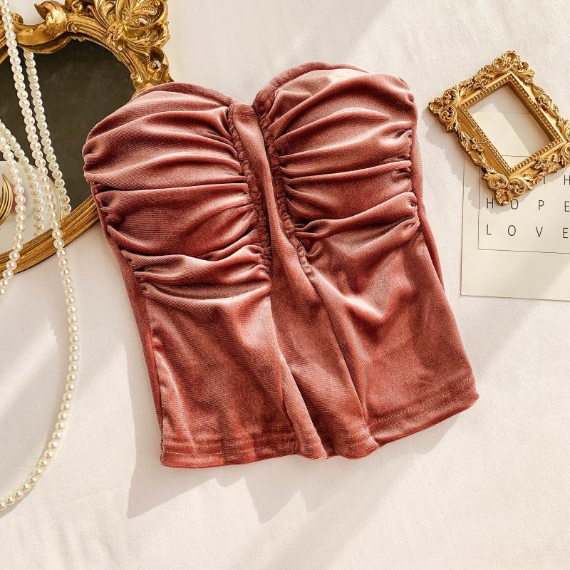 Modern női bársony mellszoba többféle színben