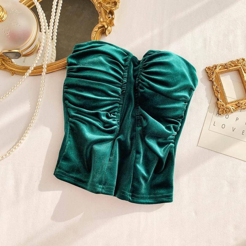 Modern női bársony mellszoba többféle színben