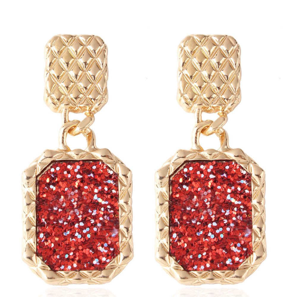 Stílusos női fülbevaló állatmintával több színben