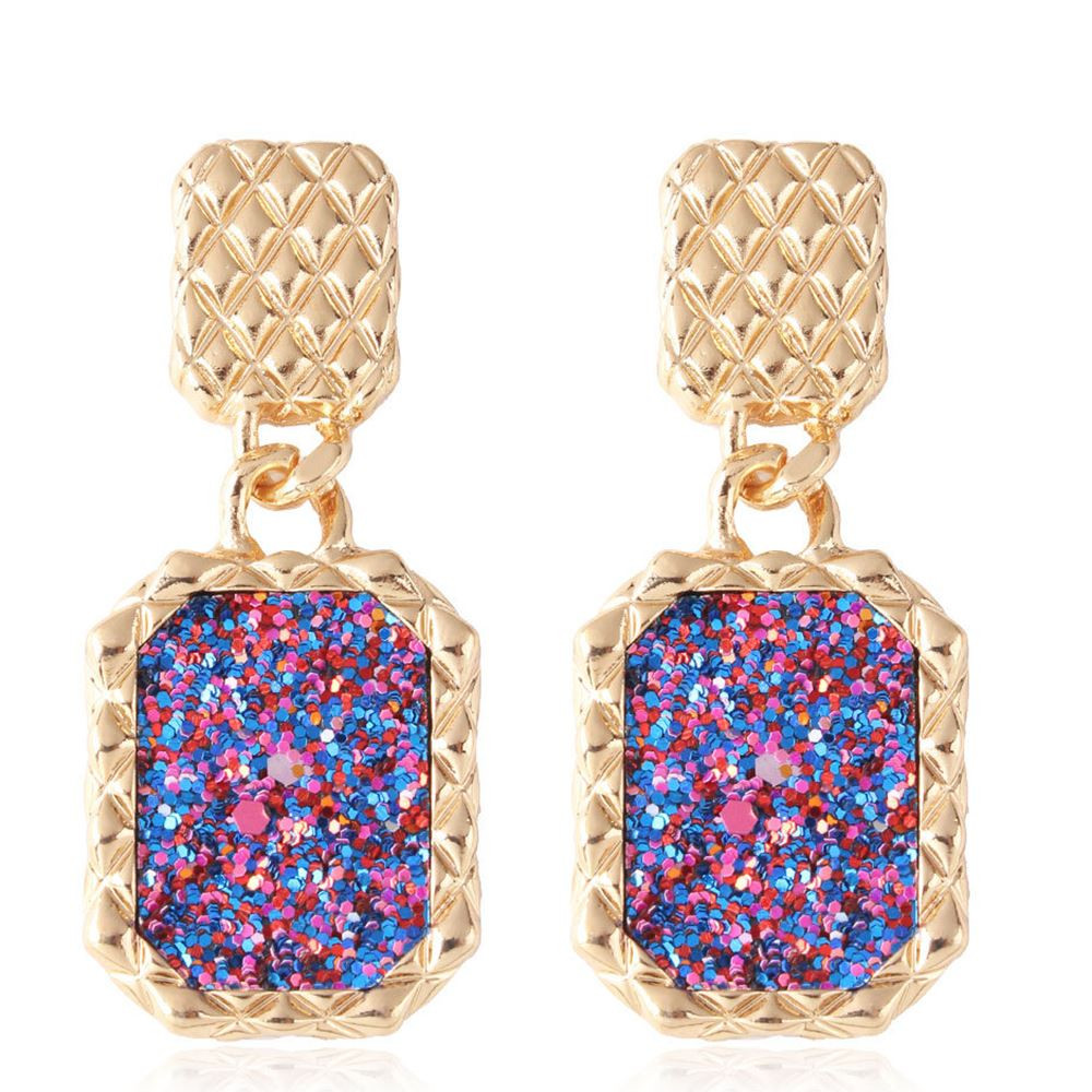 Stílusos női fülbevaló állatmintával több színben