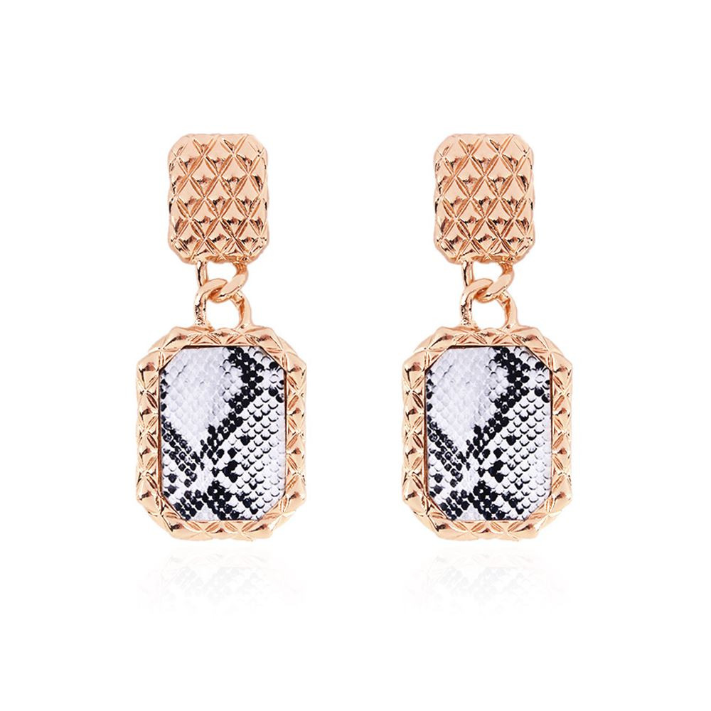 Stílusos női fülbevaló állatmintával több színben