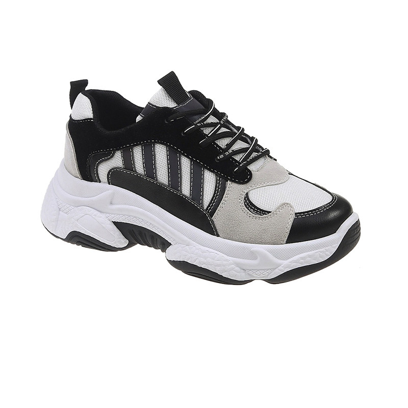 Αθλητικά casual γυναικεία παπούτσια με μια σκληρή σόλα σε τρία χρώματα