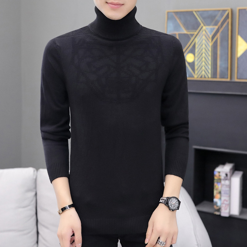 Divatos férfi pulóver öt színben polo gallérral