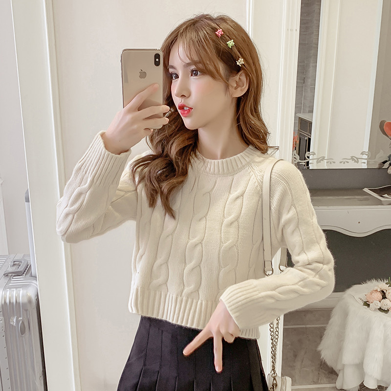 Bluza de dama scurta tricotata in trei culori