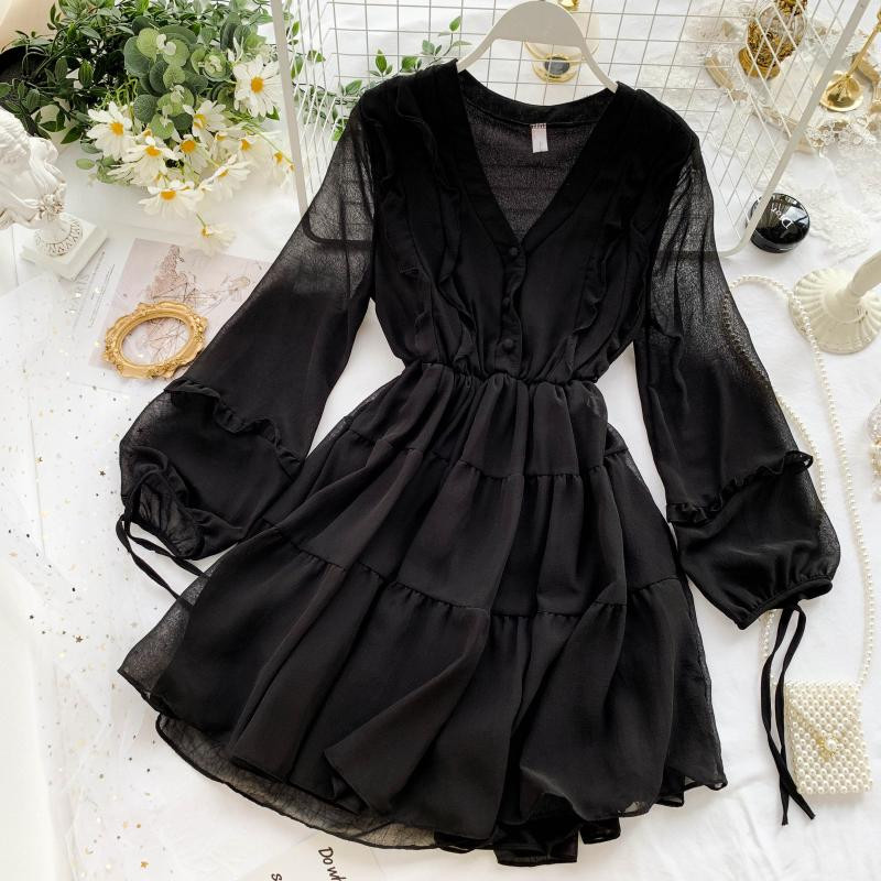 Rochie moderna de dama cu decolteu in V in mai multe culori