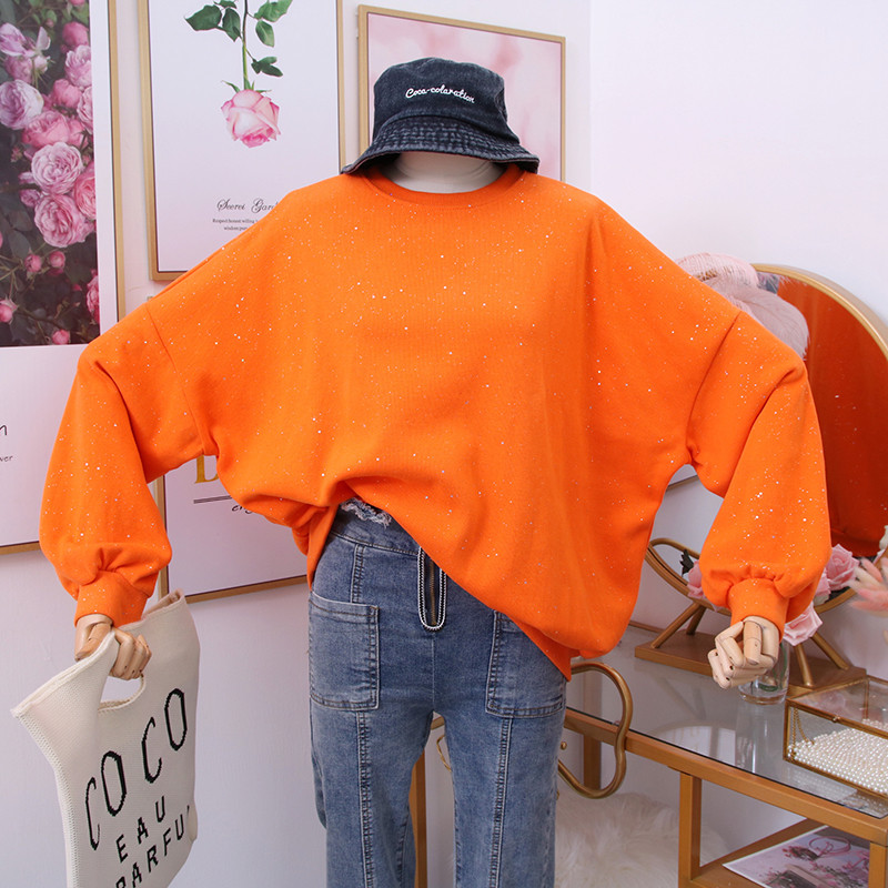 Új modell női pulóver O-nyakú - széles modell