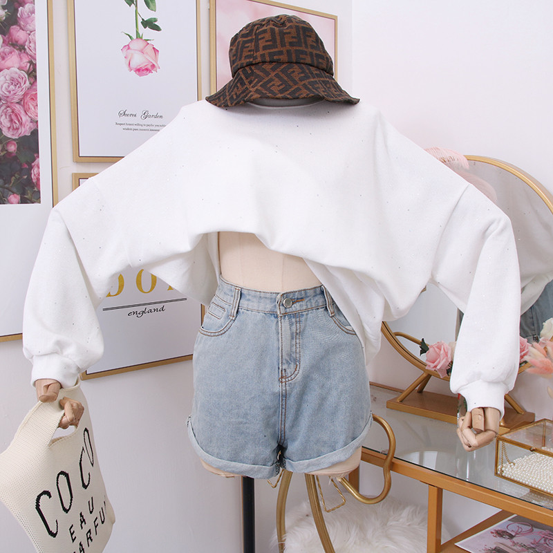 Új modell női pulóver O-nyakú - széles modell