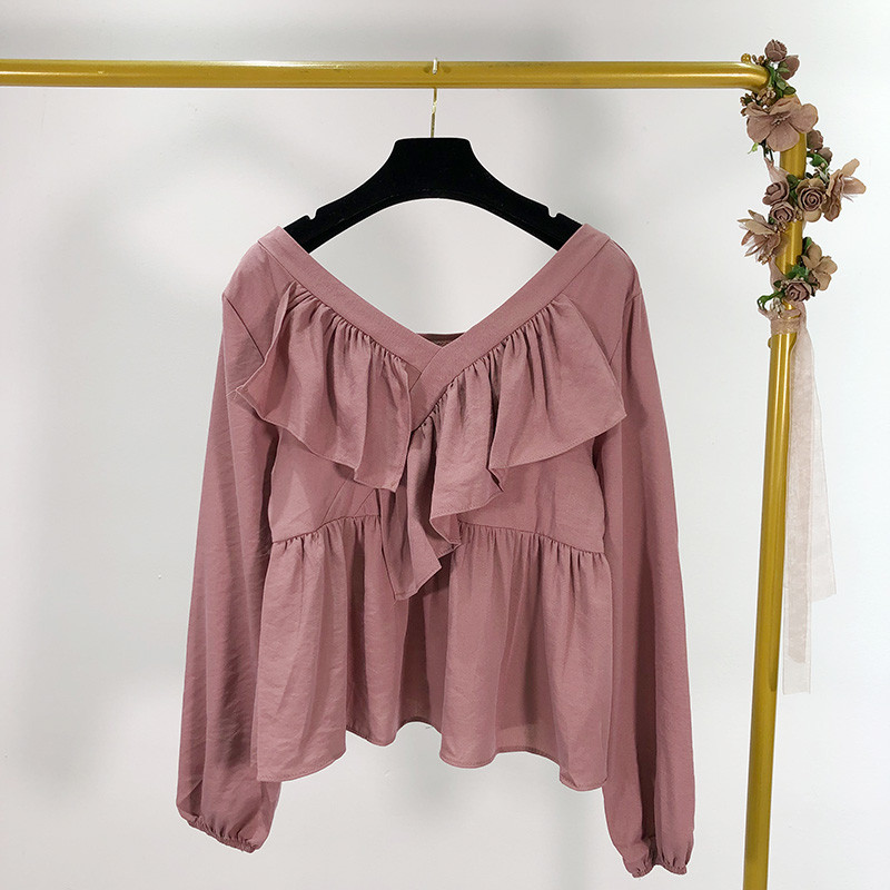 Női blúz három színben szabott modell