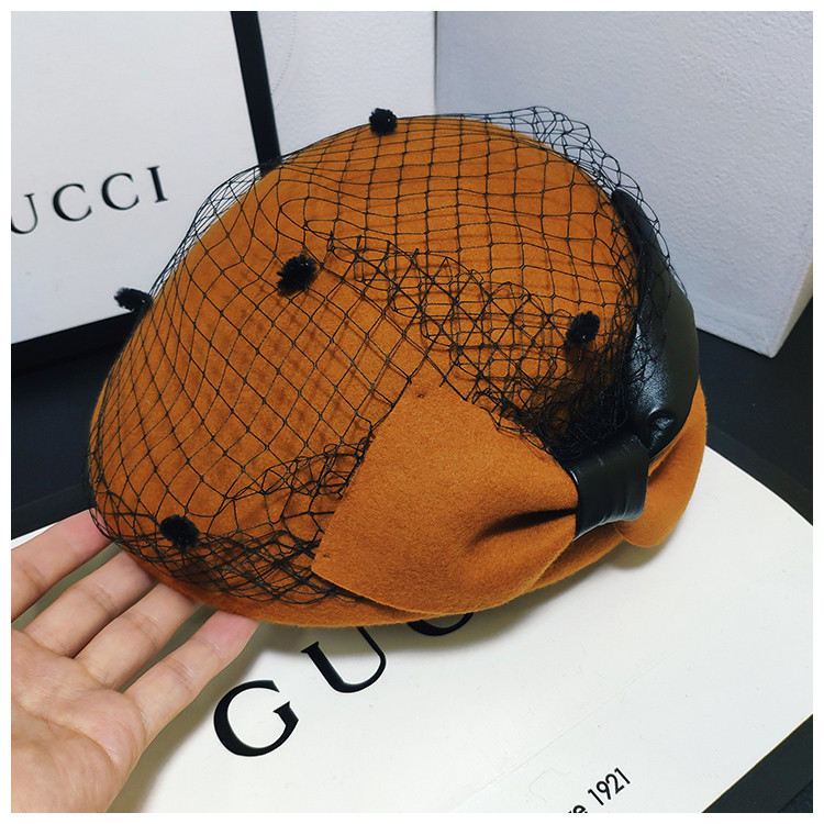 Palarie de dama model nou cu panglica in diferite culori