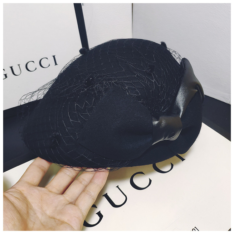 Palarie de dama model nou cu panglica in diferite culori