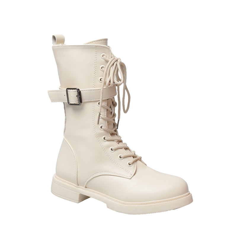 Többféle színben fűzős női téli bőrcsizma