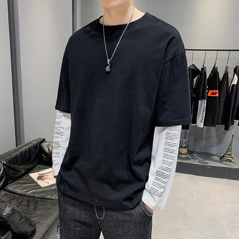 Lezser férfi blúz hosszú ujjú szürke és fekete színben