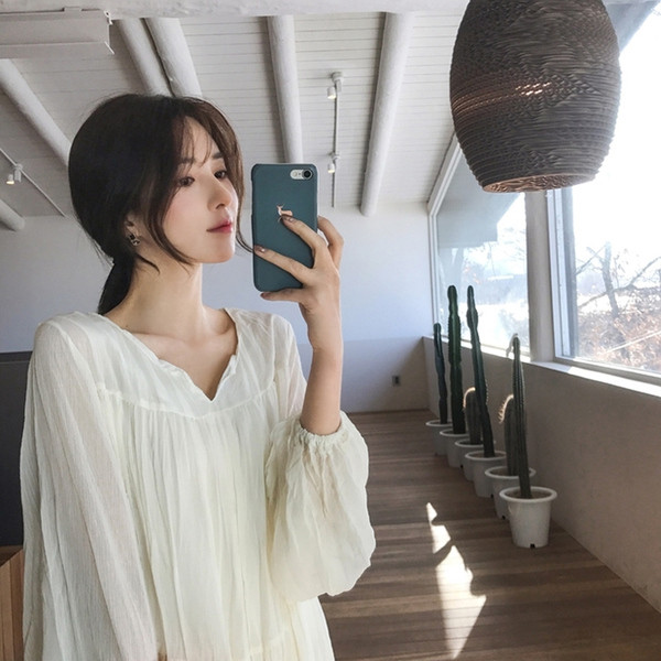 Γυναικείο καθημερινό φόρεμα  με φαρδιά και μακριά μανίκια