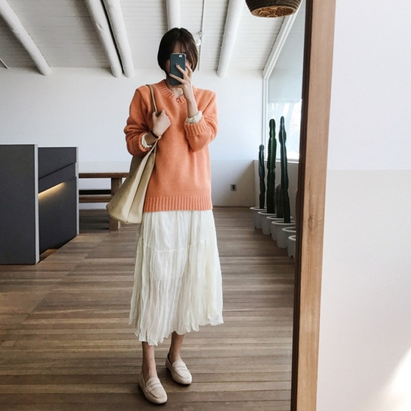 Γυναικείο καθημερινό φόρεμα  με φαρδιά και μακριά μανίκια