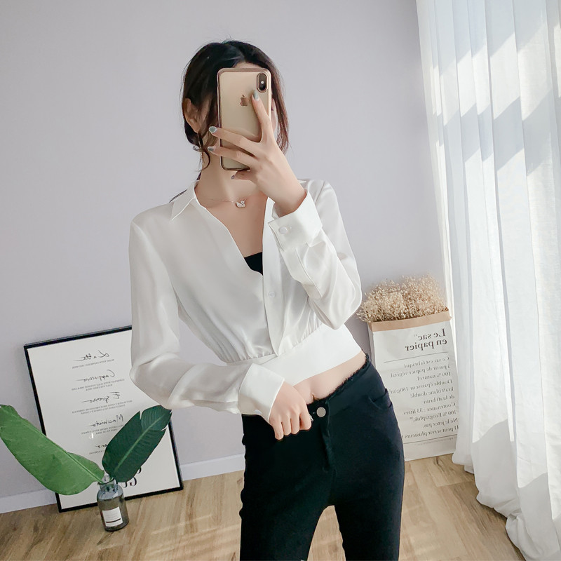 Modern női rövid ing két színben