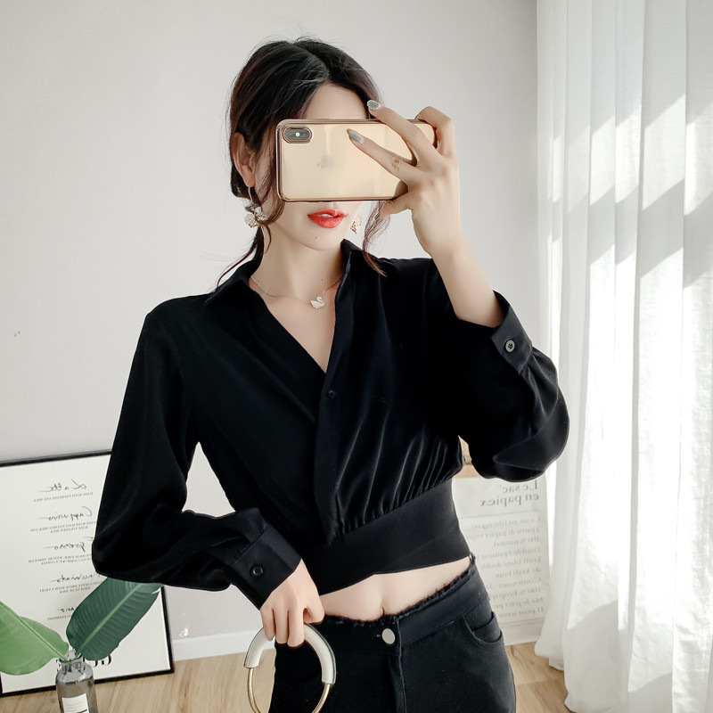 Modern női rövid ing két színben