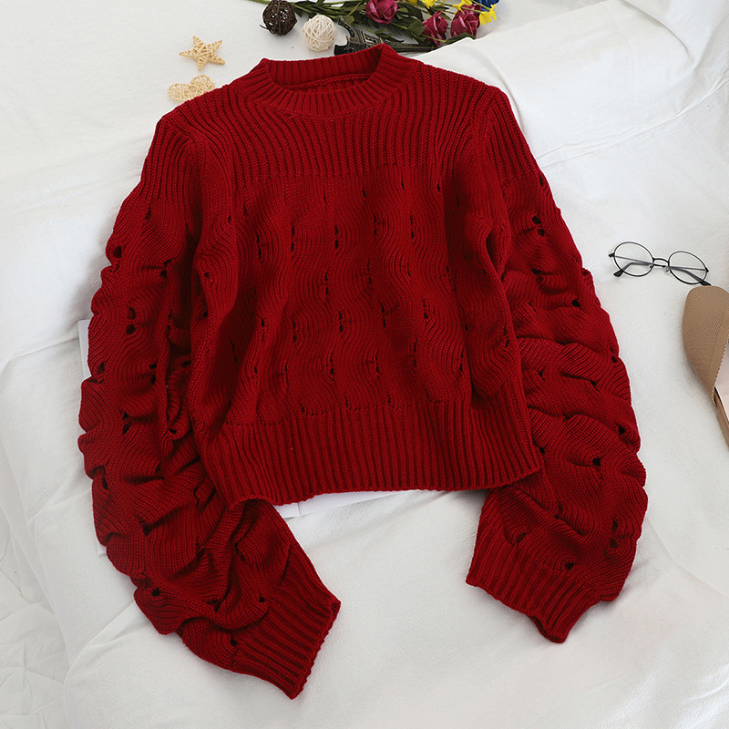 Pulover de dama model nou cu decolteu oval in diferite culori