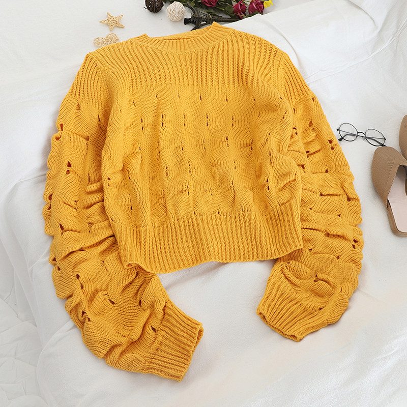 Pulover de dama model nou cu decolteu oval in diferite culori