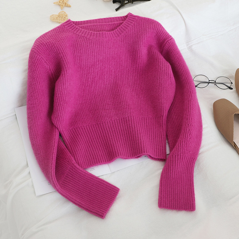 Pulover de dama model uni in diferite culori